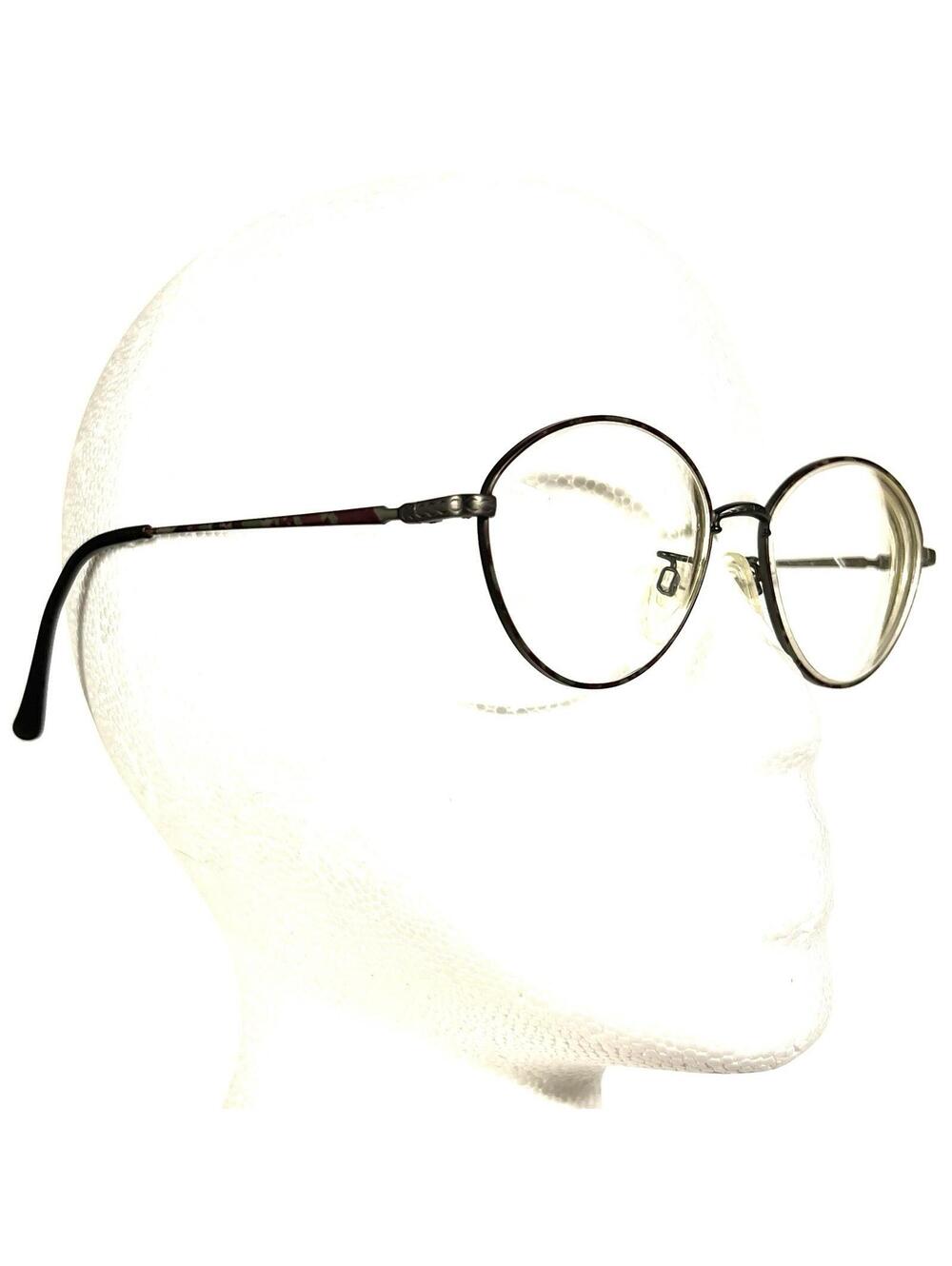 Tiara Eyeglasses Mod-714 DBU 53-16-140 FRAMES ONLY Metal Made In Japan - Picture 1 of 15